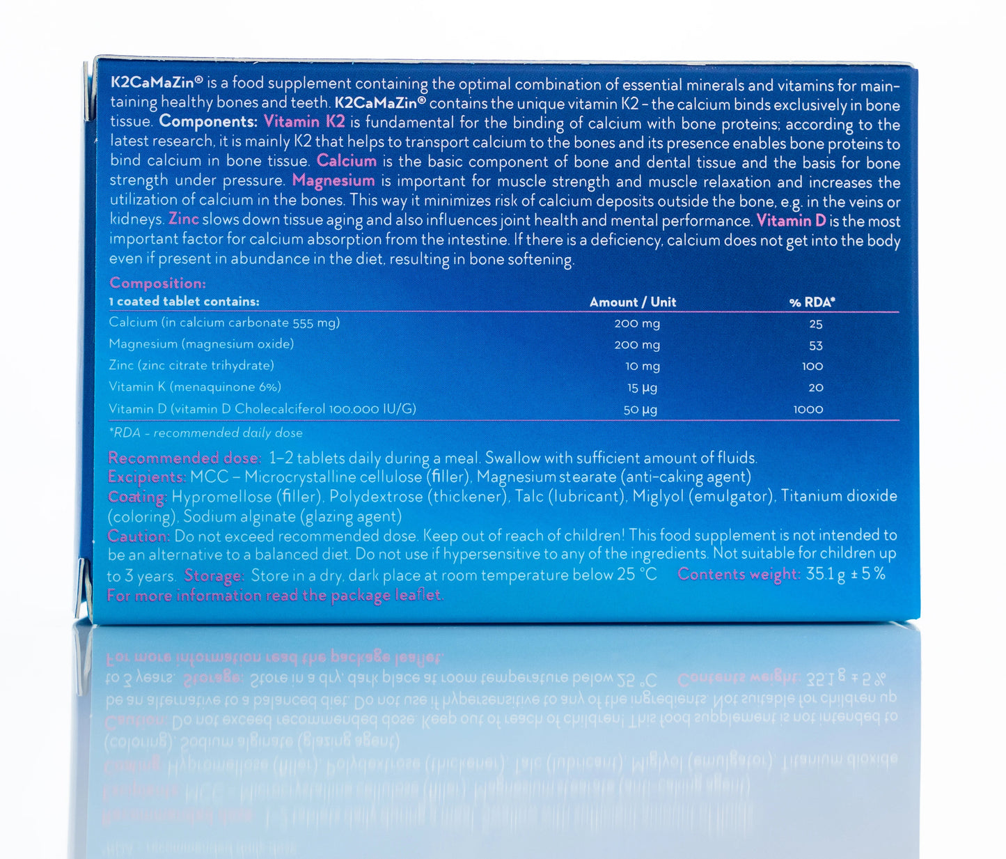 K2 CaMaZin 30 Tablet