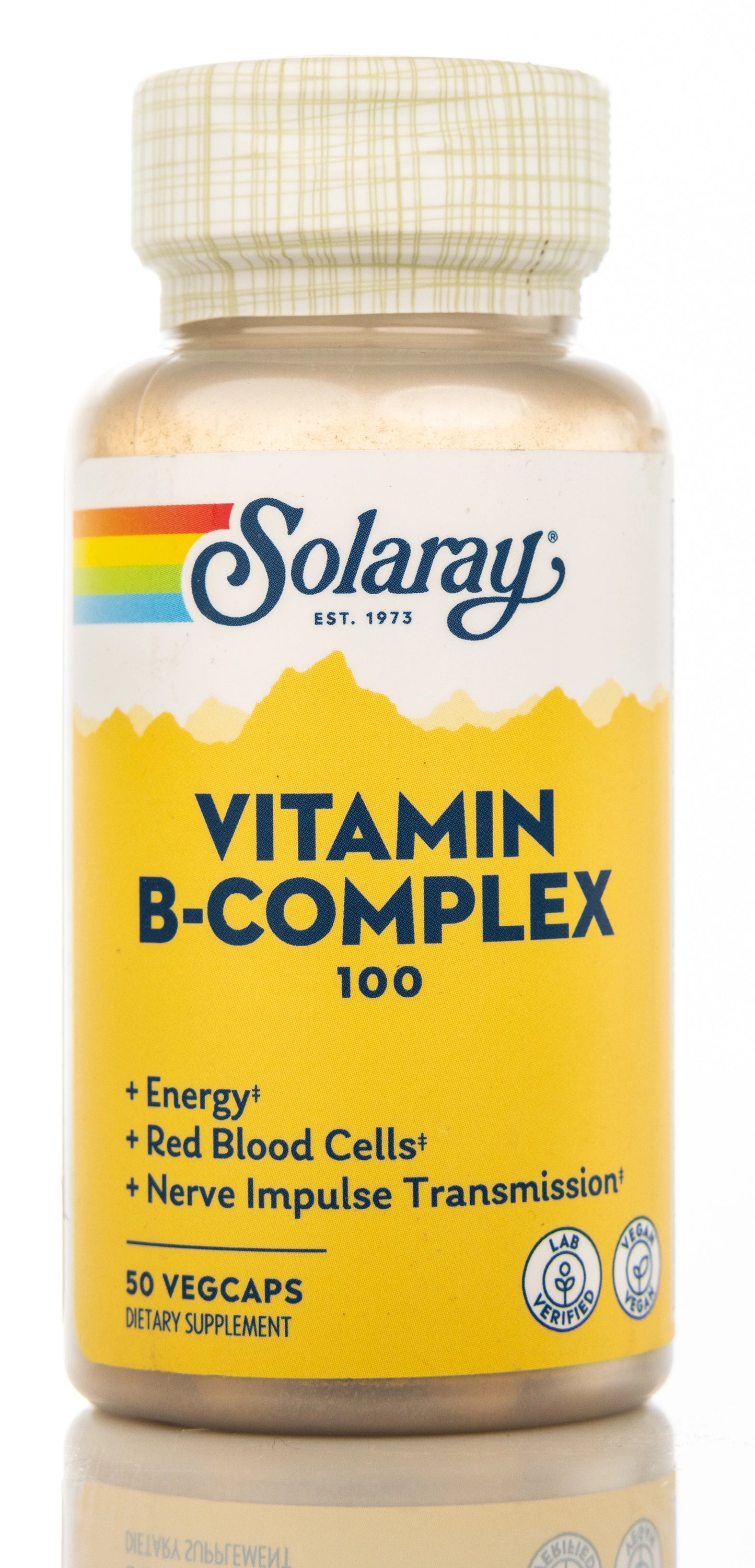 Solaray B-Complex 100mg 50 Capsules