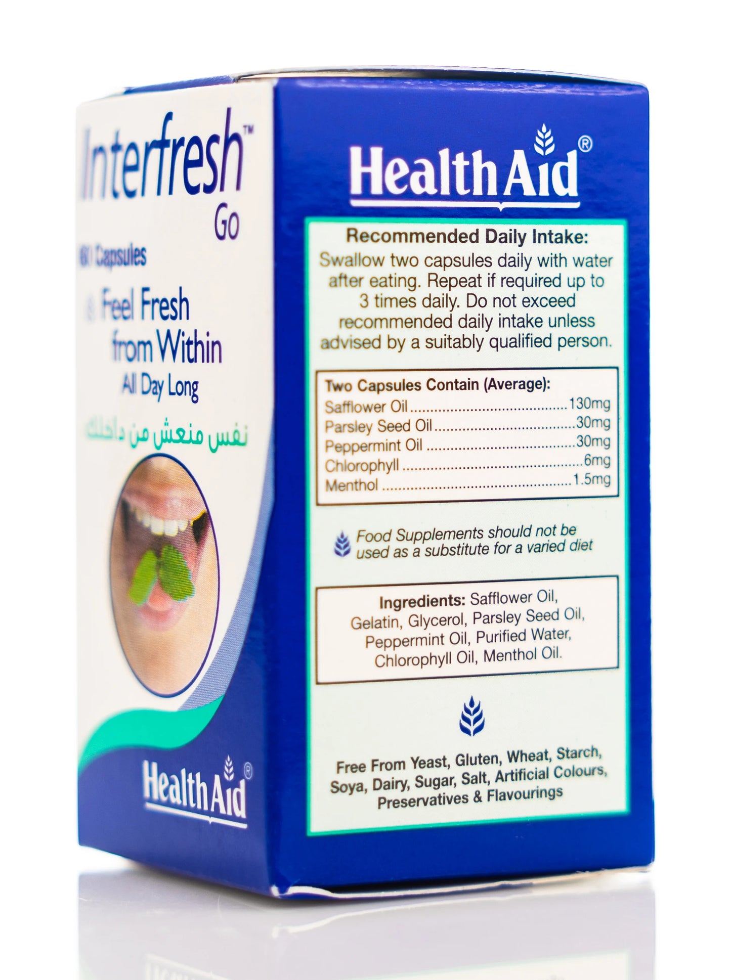 Health Aid Interfresh Go 60 Capsules