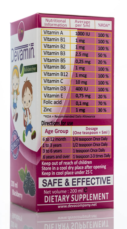 Devamin 200 Ml Syrup