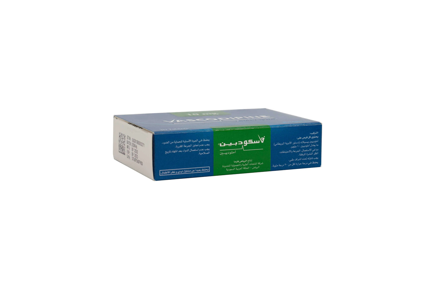 Vascodipine 10Mg 30 Tablets