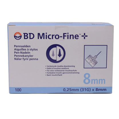 BD Micro-Fine Plus 31Gx8 Mm 100 Pieces