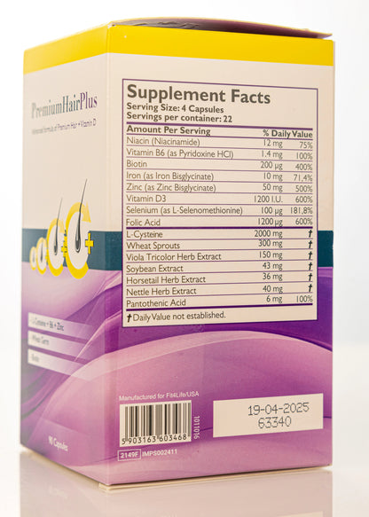 Premium Hair 90 Capsules