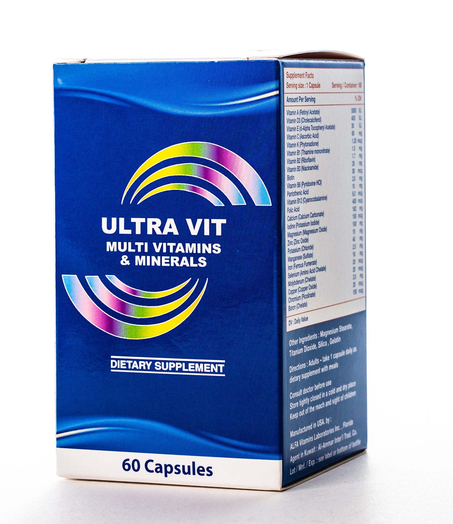 Ultra Vit Multi-Vitamins And Minerals 60 capsules