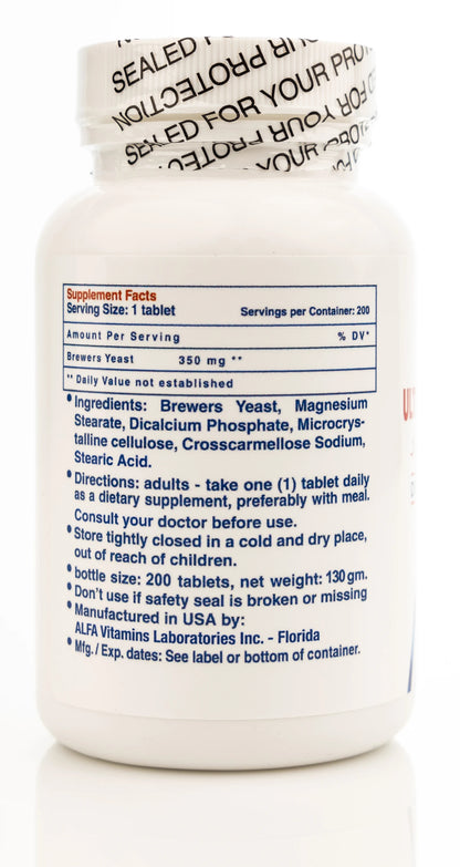 Ultra Brewers Yeast 350 mg 200 Tablet
