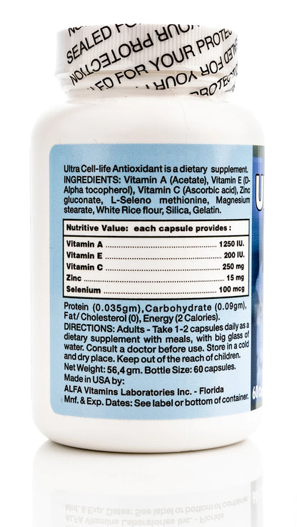 Ultra cell-life Antioxidant 60 Capsule