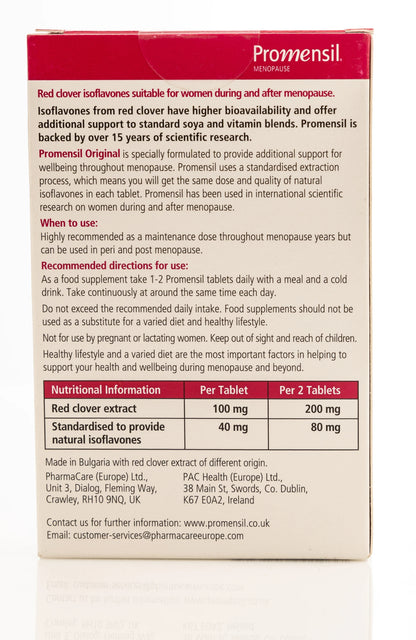 Promensil Menopause 40mg [Maintenance] 30 Tablets