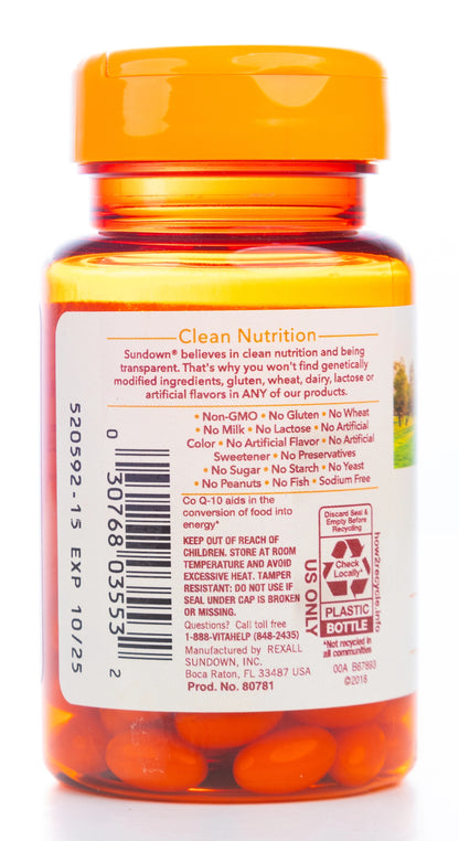 Sundown Co Q-10 100mg 40 Softgels