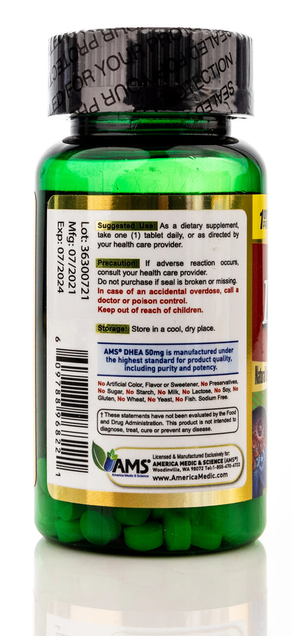 AMS DHEA 50 mg 60 Capsule