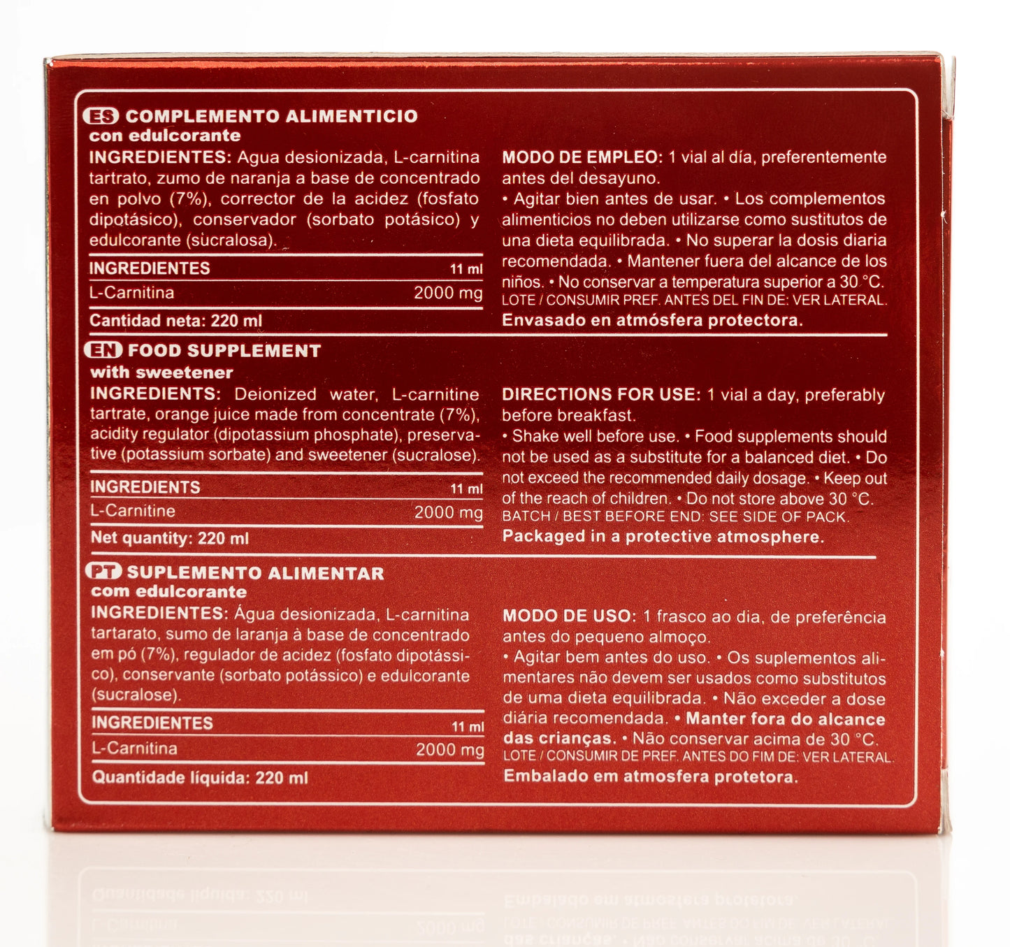 Marnys L-Carnitina 2000mg 20 Vials