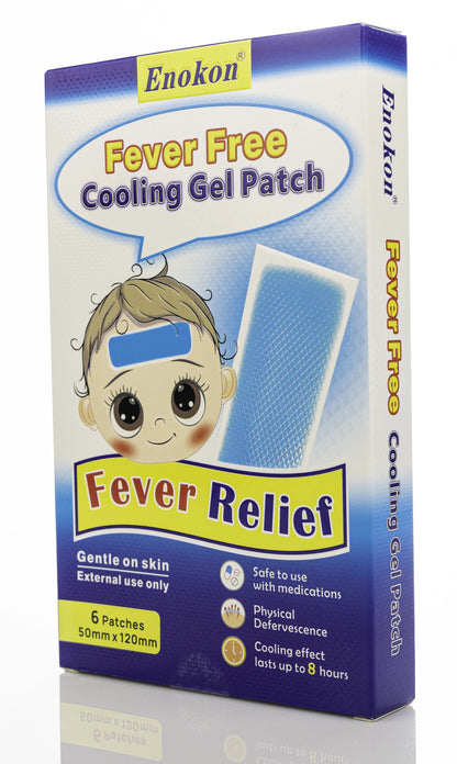 Enokon Fever Free Cooling Gel Patch 6 Pieces
