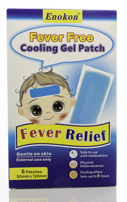 Enokon Fever Free Cooling Gel Patch 6 Pieces