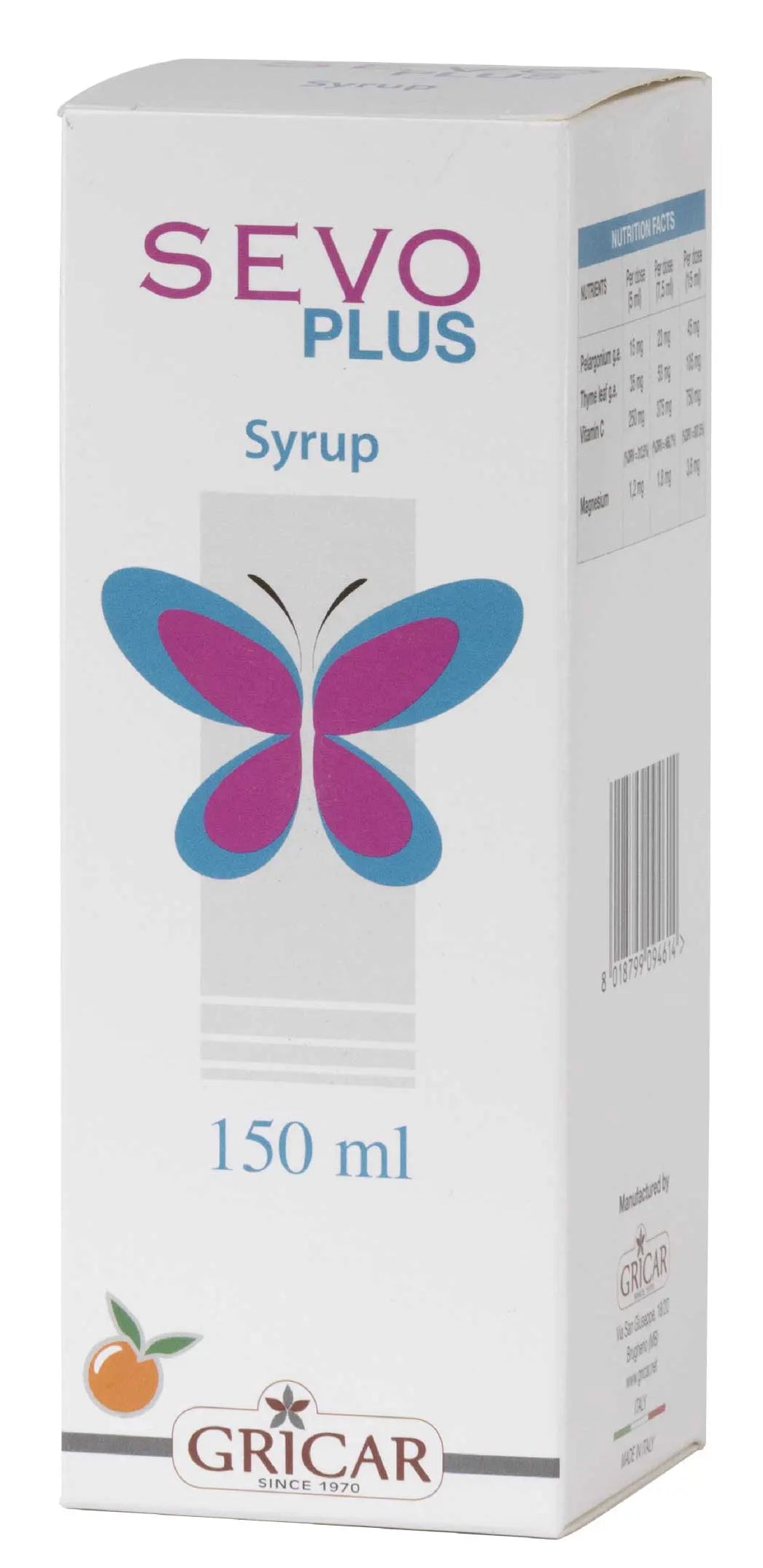 Sevo Plus 150Ml Syrup