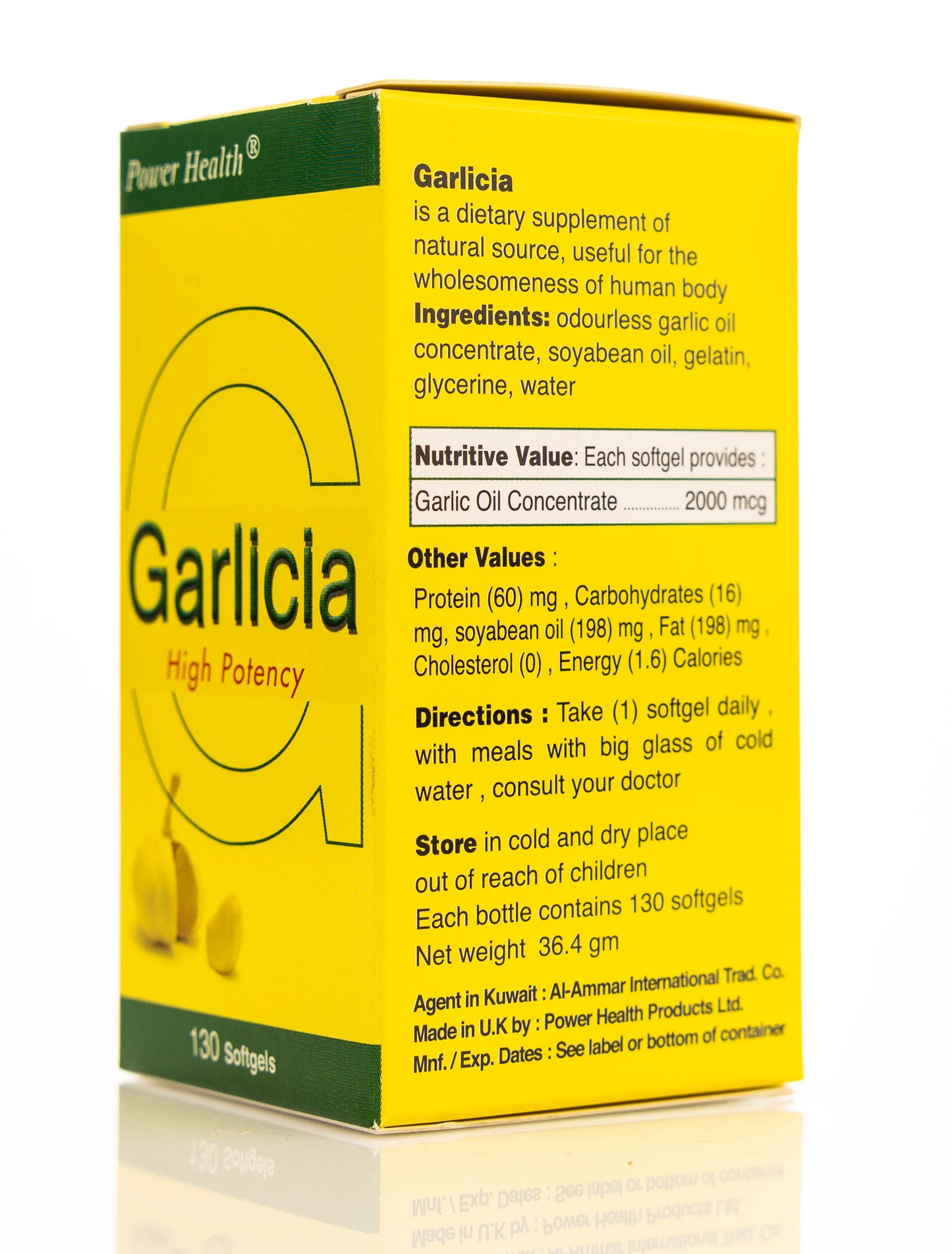 Power Health Garlicia 130 Softgels
