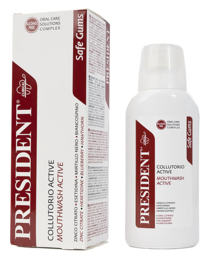 President Safe Gums Active Mouthwash 250ml
