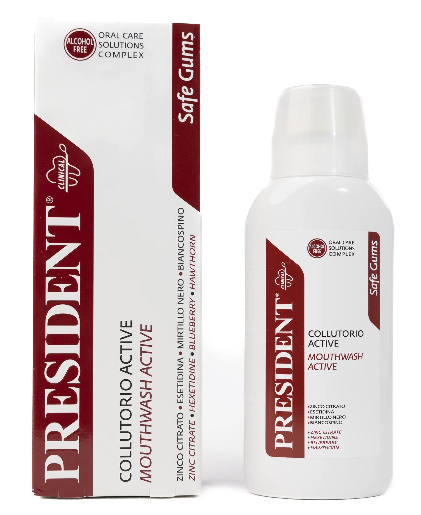 President Safe Gums Active Mouthwash 250ml
