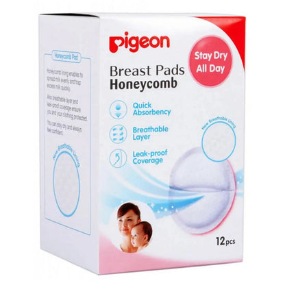 Pigeon Breast Pads Honeycomb 12 Pieces