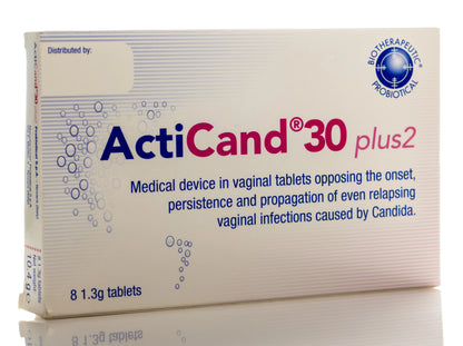 Acticand 30 Plus 2 Vaginal Tablets
