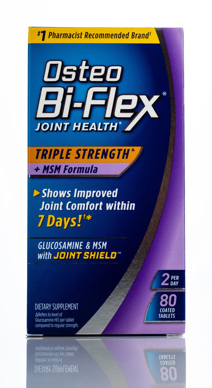 Osteo Bi-Flex Joint Health Triple Strenth 80 Coated Tablets
