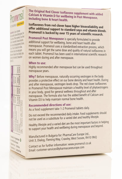 Promensil Post Menopause [Aftercare] 30 Capsules