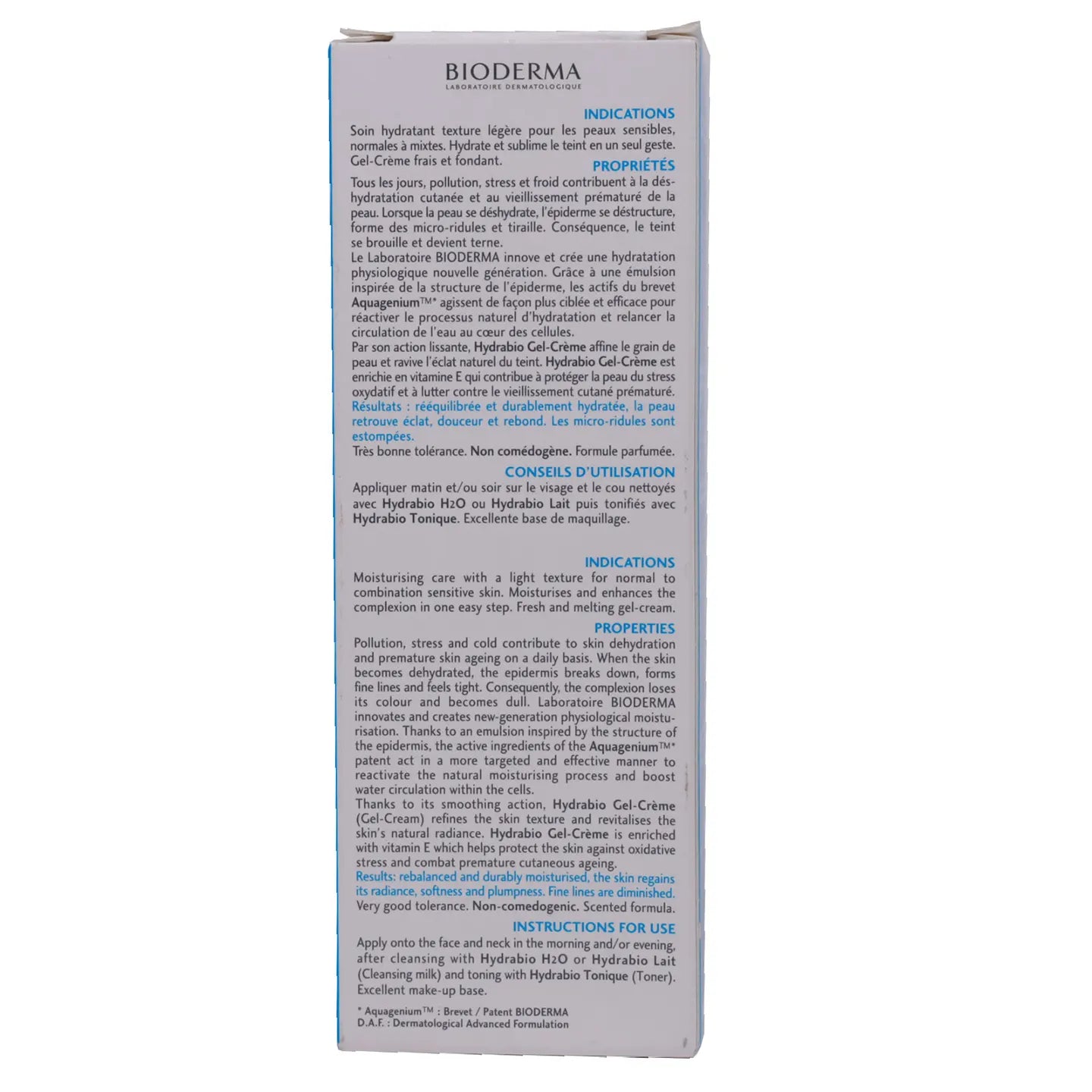 Bioderma Hydrabio Gel-Crème 40 Ml