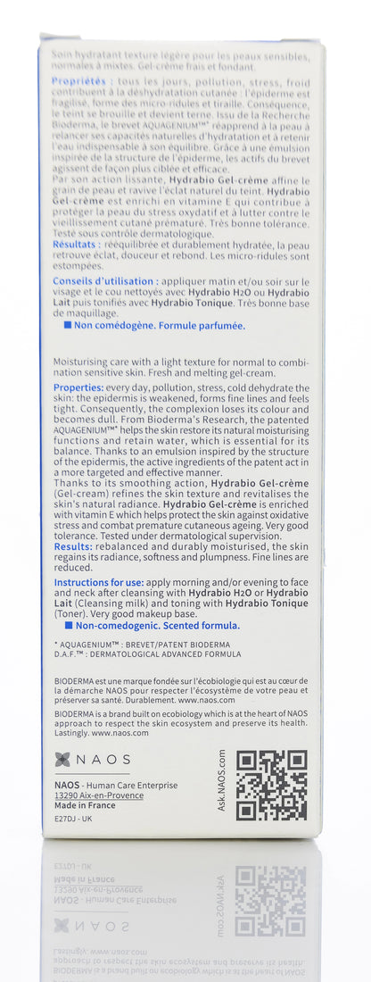 Bioderma Hydrabio Gel-Crème 40 Ml