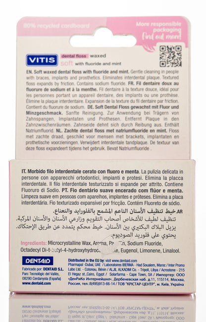 Dentaid Vitis Waxed Floss [Pink]