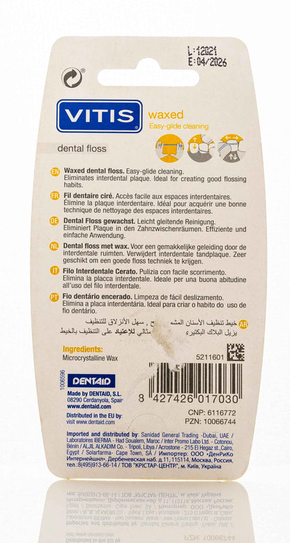 Dentaid Vitis Waxed Floss [Yellow]