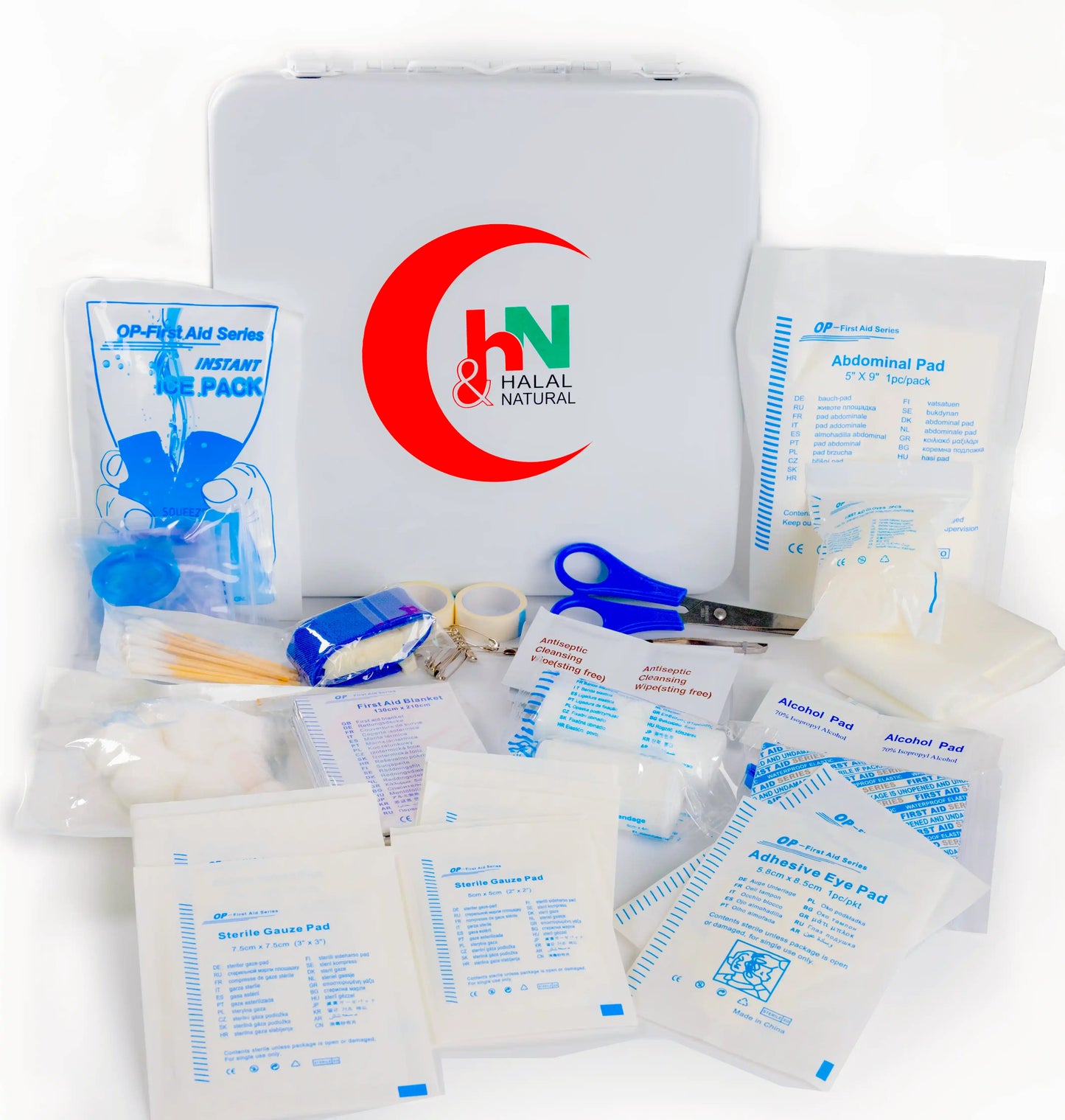 Halal & Natural First Aid Metal Box