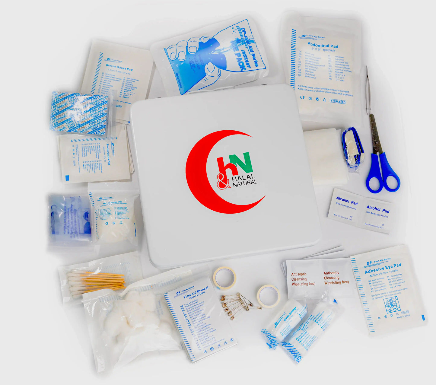 Halal & Natural First Aid Metal Box