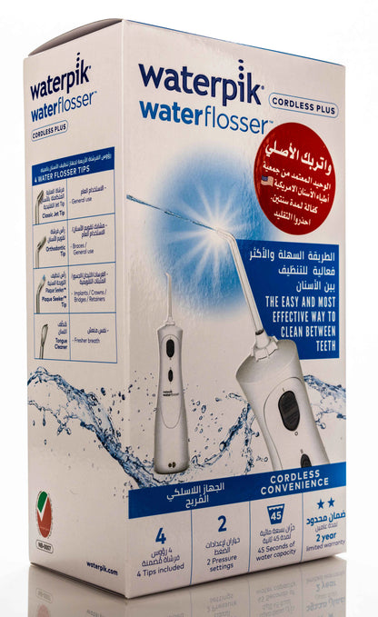 Waterpik Cordless Plus Water Flosser White-(WP-450)