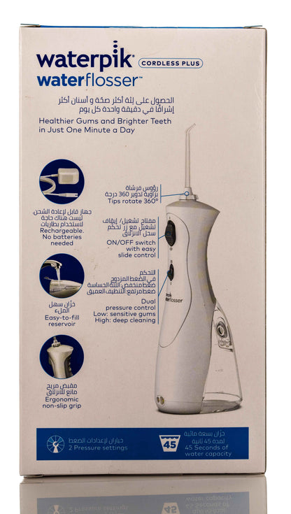 Waterpik Cordless Plus Water Flosser White-(WP-450)