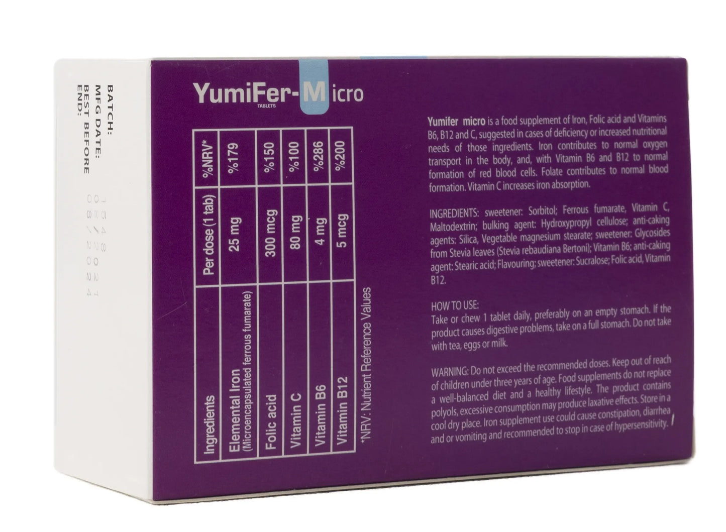 Yumifer-Micro 60 Chewables & Swallowable Tablets