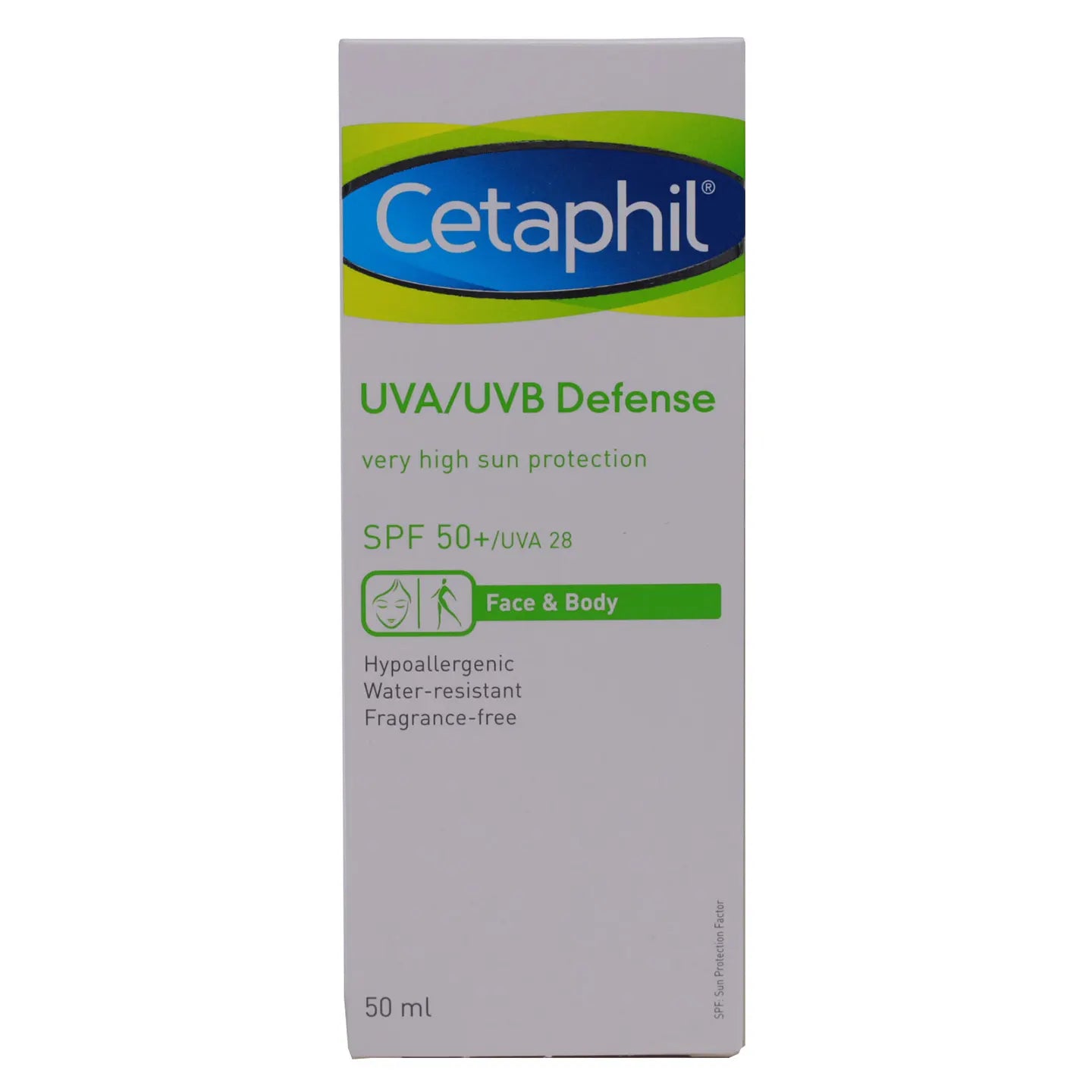 Cetaphil UVA/UVB Defense SPF 50+ Sunscreen lotion 50 Ml