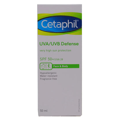 Cetaphil UVA/UVB Defense SPF 50+ Sunscreen lotion 50 Ml