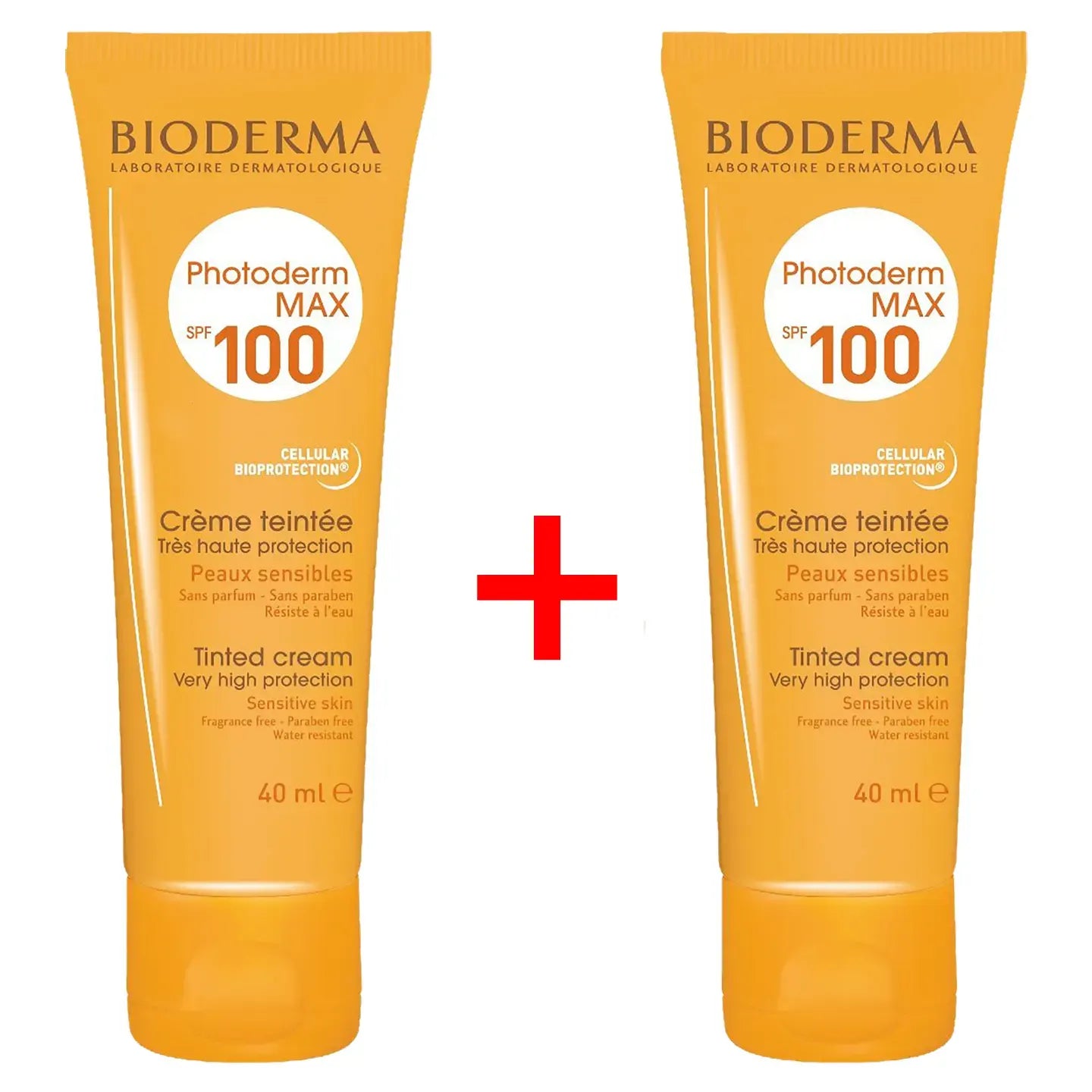 Bioderma Photoderm MAX SPF 100 Tinted Cream 40 M 1+1 Offer