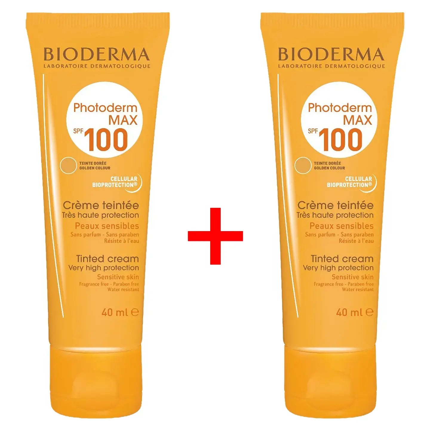 Bioderma Photoderm MAX SPF 100 Tinted Golden Color Cream 40 Ml 1+1 Offer Pack