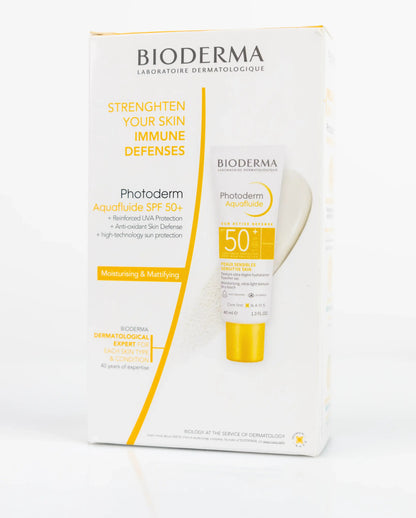 Bioderma Photoderm Aquafluide SPF 50+ Moisturising & Mattifying 40 Ml 1+1 Offer Pack