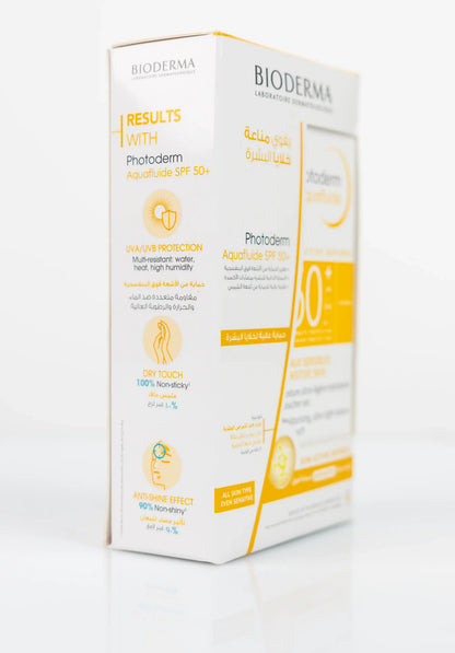 Bioderma Photoderm Aquafluide SPF 50+ Moisturising & Mattifying 40 Ml 1+1 Offer Pack