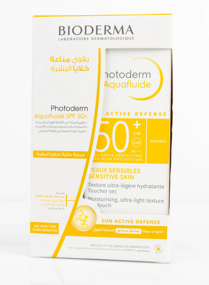 Bioderma Photoderm Aquafluide SPF 50+ Moisturising & Mattifying 40 Ml 1+1 Offer Pack