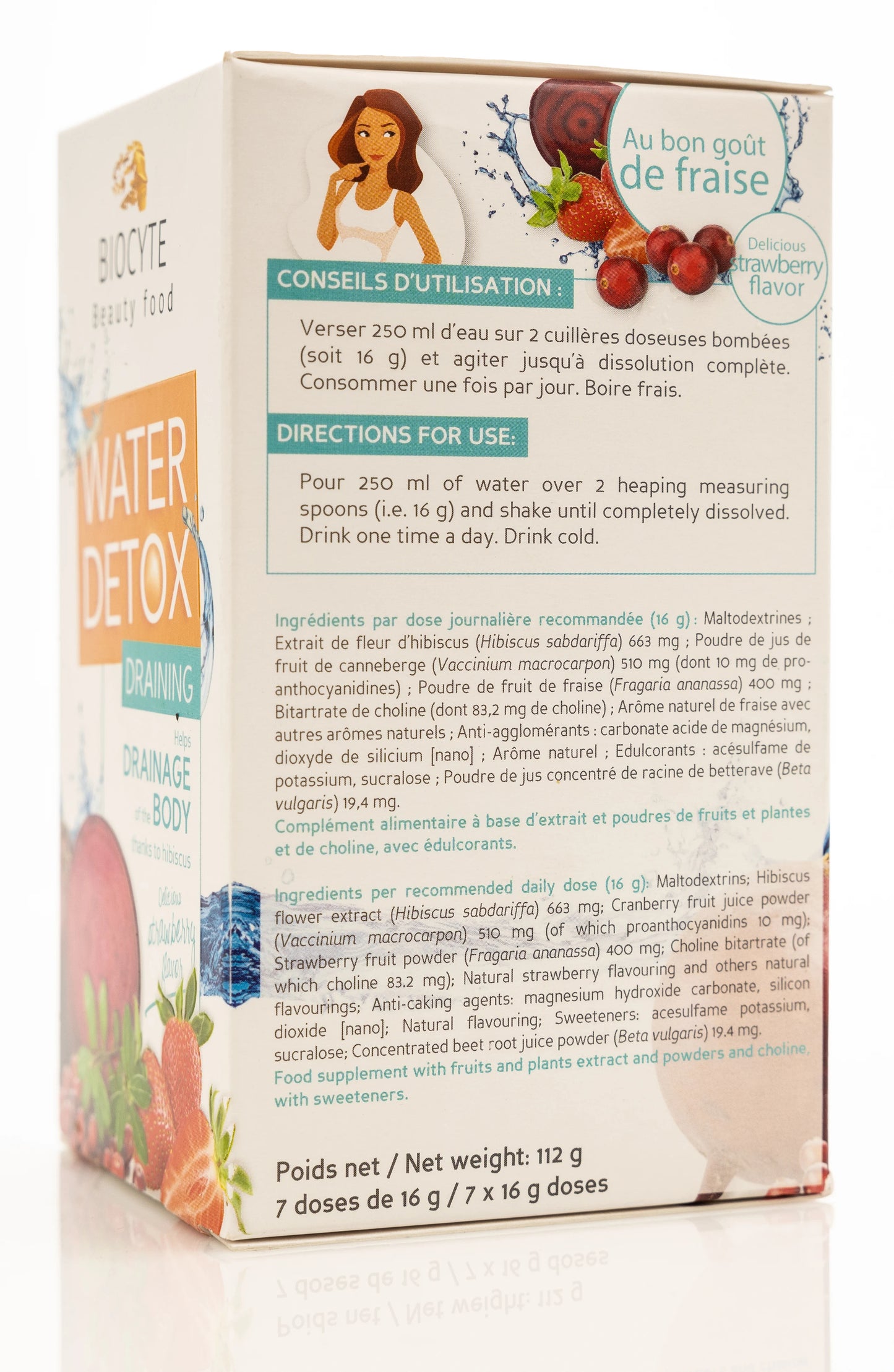 Biocyte Water Detox Draining Powder 200g