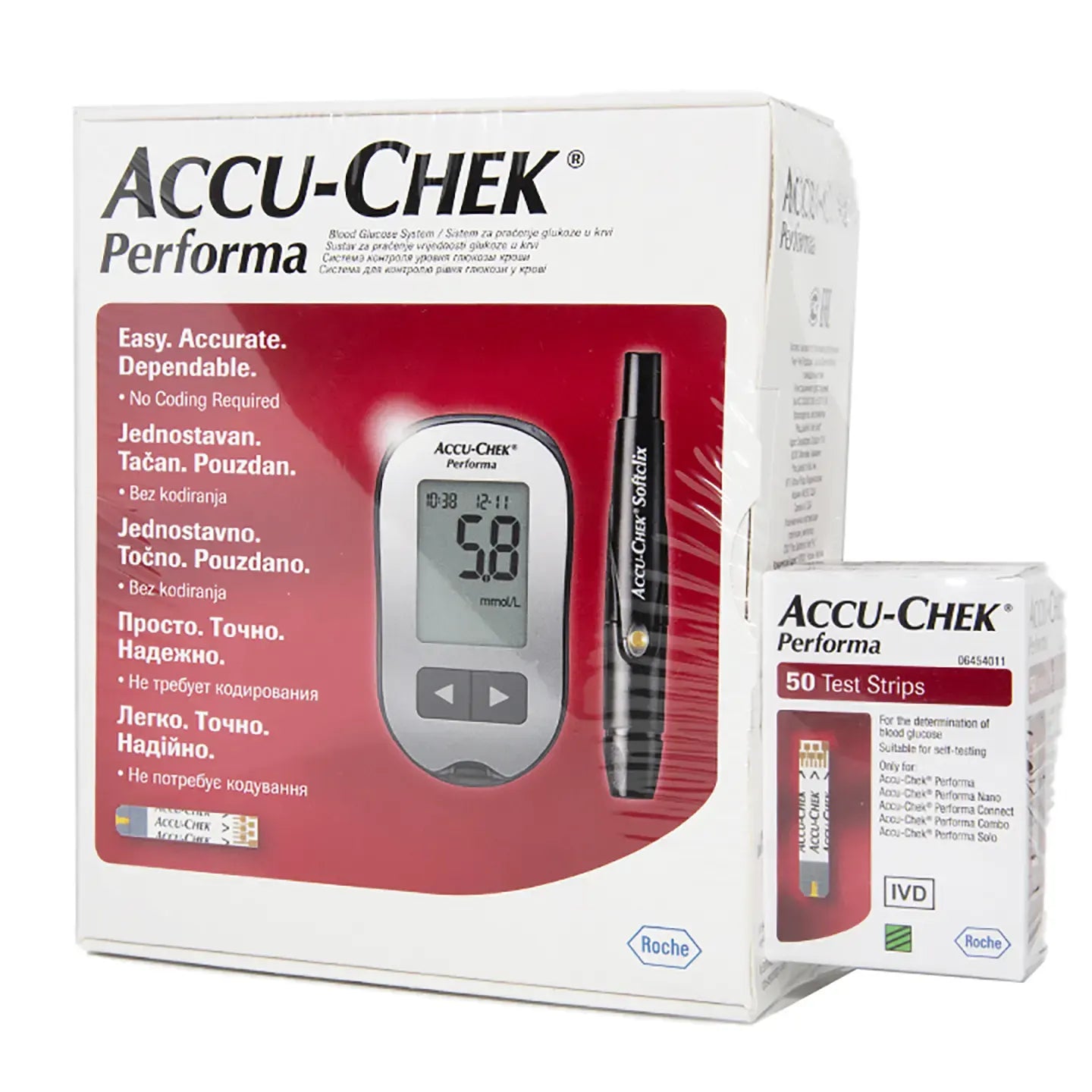 Accu Check Performa Mmol + 50 Strip