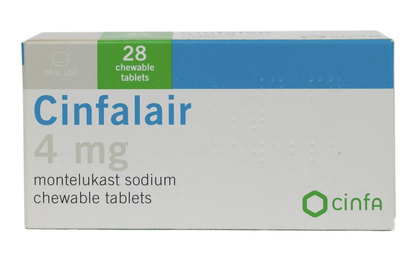 Cinfalair 4Mg 28 Chewable Tablets