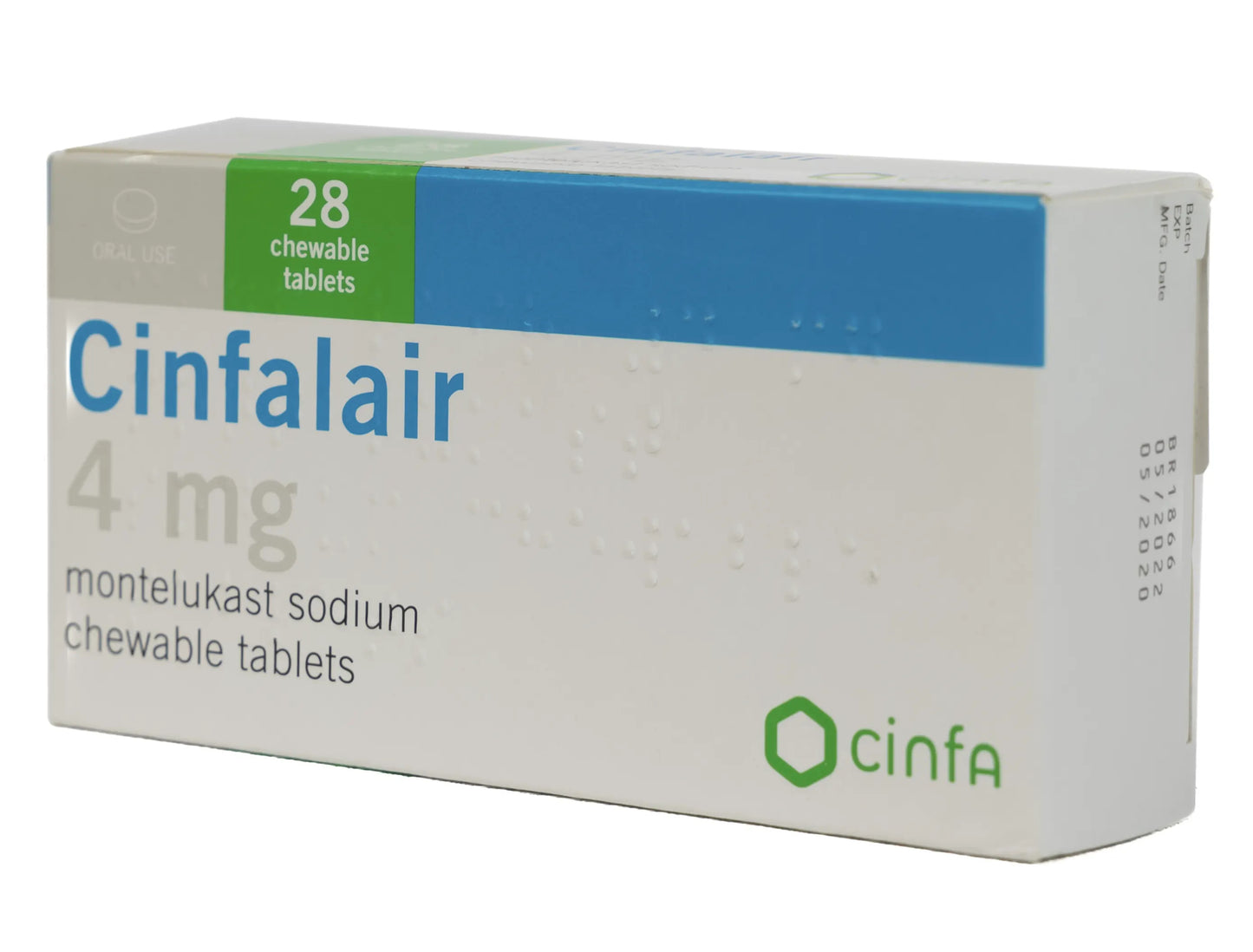 Cinfalair 4Mg 28 Chewable Tablets