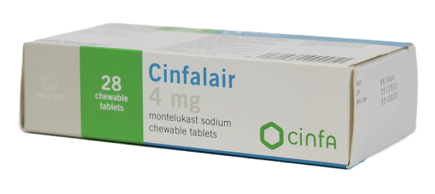 Cinfalair 4Mg 28 Chewable Tablets