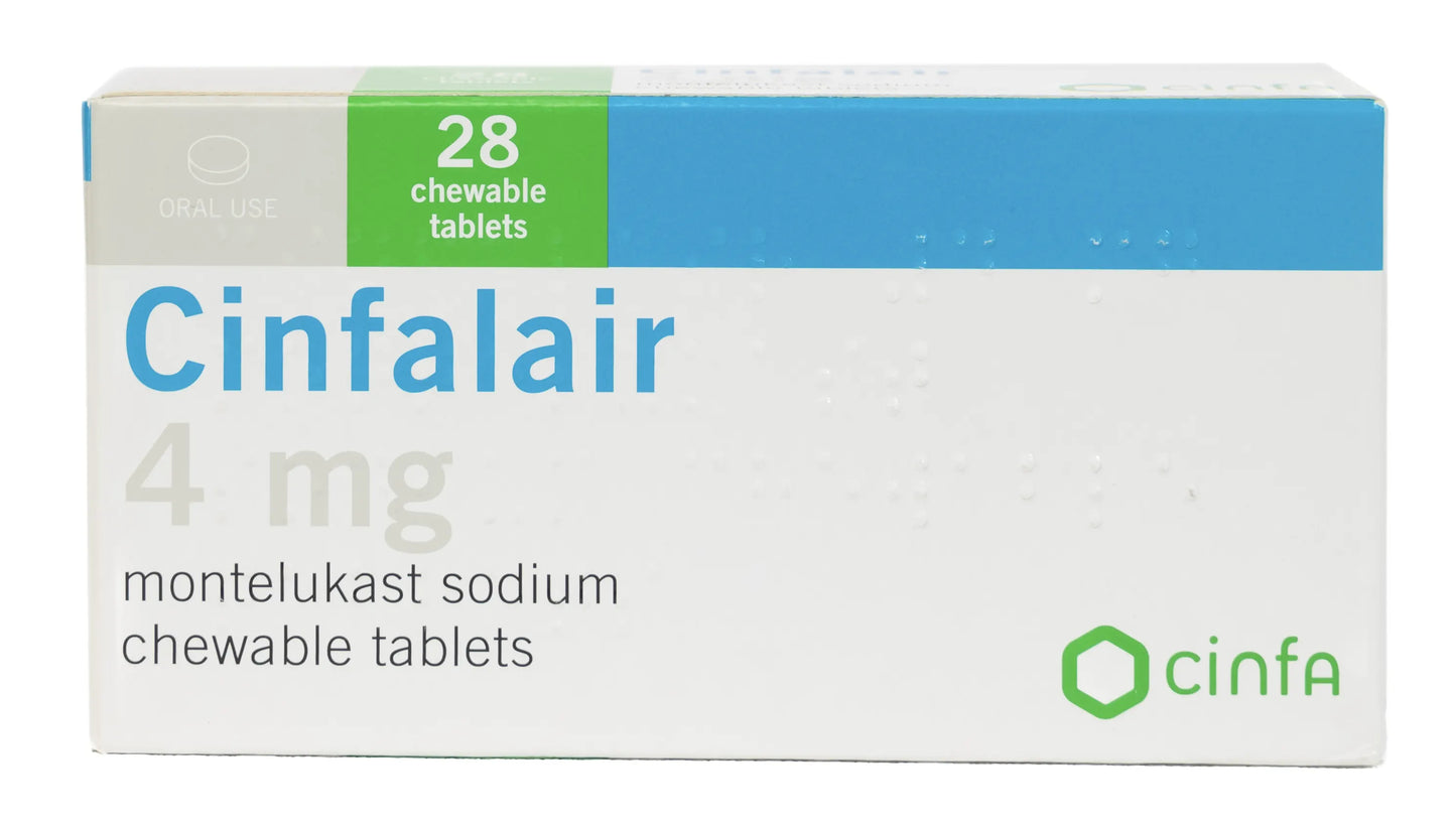 Cinfalair 4Mg 28 Chewable Tablets