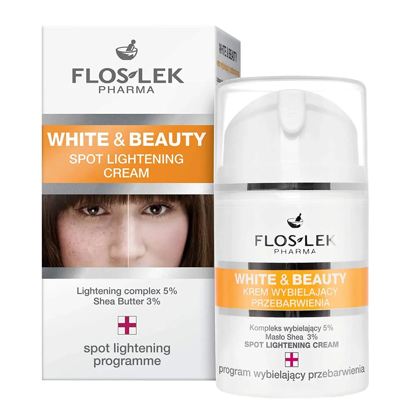 Floslek White and Beauty Spot Lightening Cream 50 Ml
