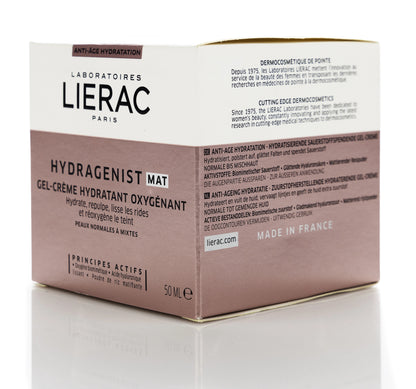 Lierac Hydragenist [Mat] Gel Cream 50 Ml