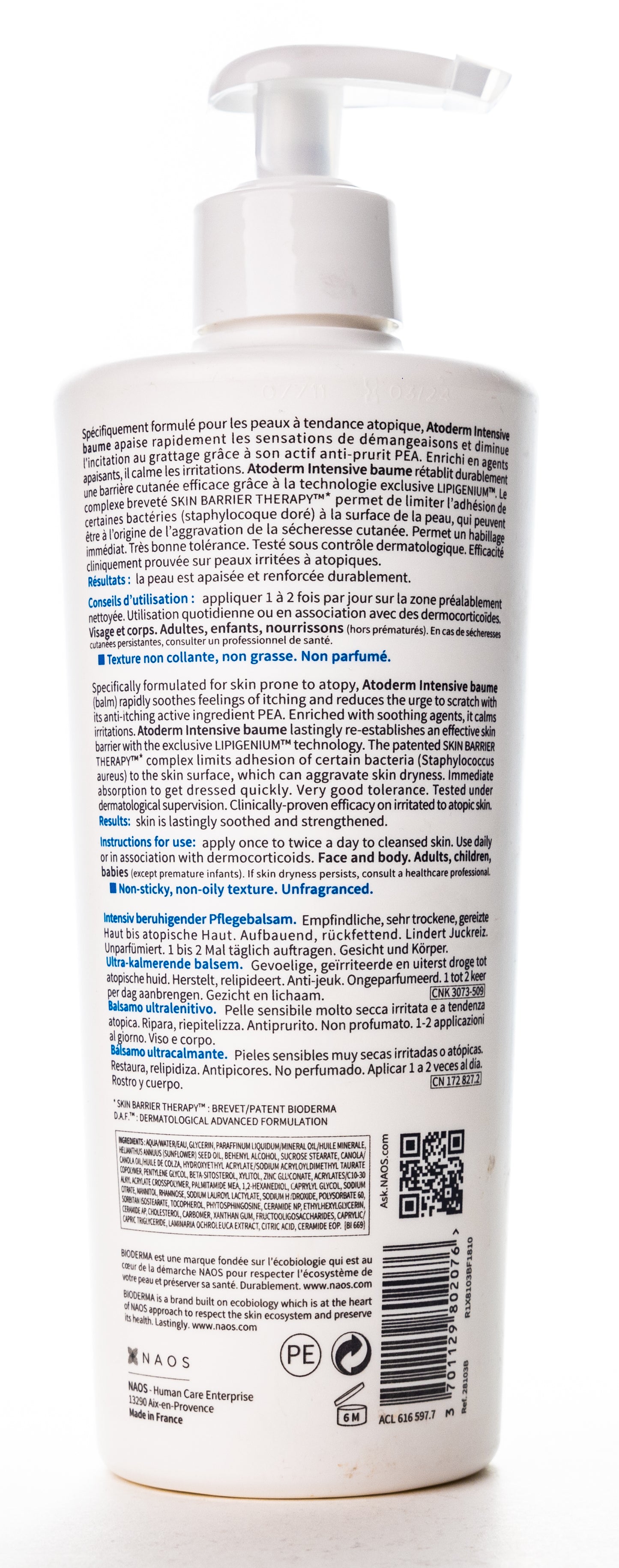 Bioderma Atoderm Intensive Baume Ultra Soothing Balm 500 Ml