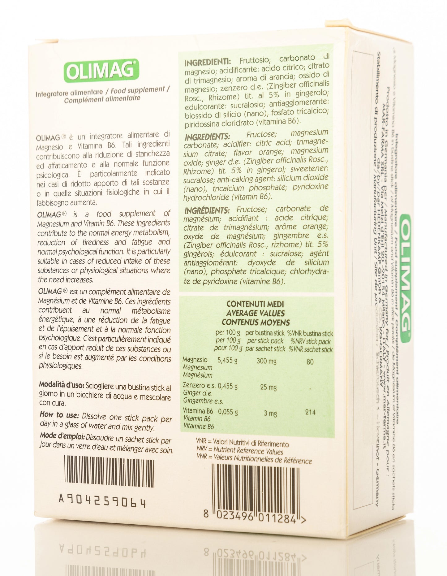 Olimag 20 Stick Sachets